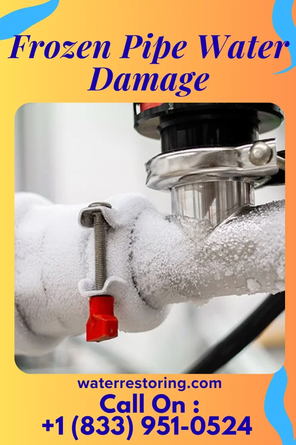 Frozen Pipe Water Damage in Frost, MN